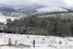 Pierwsza śnieżyca w hiszpańskich Pirenejach