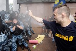 Starcia między milicją a opozycją w Kijowie