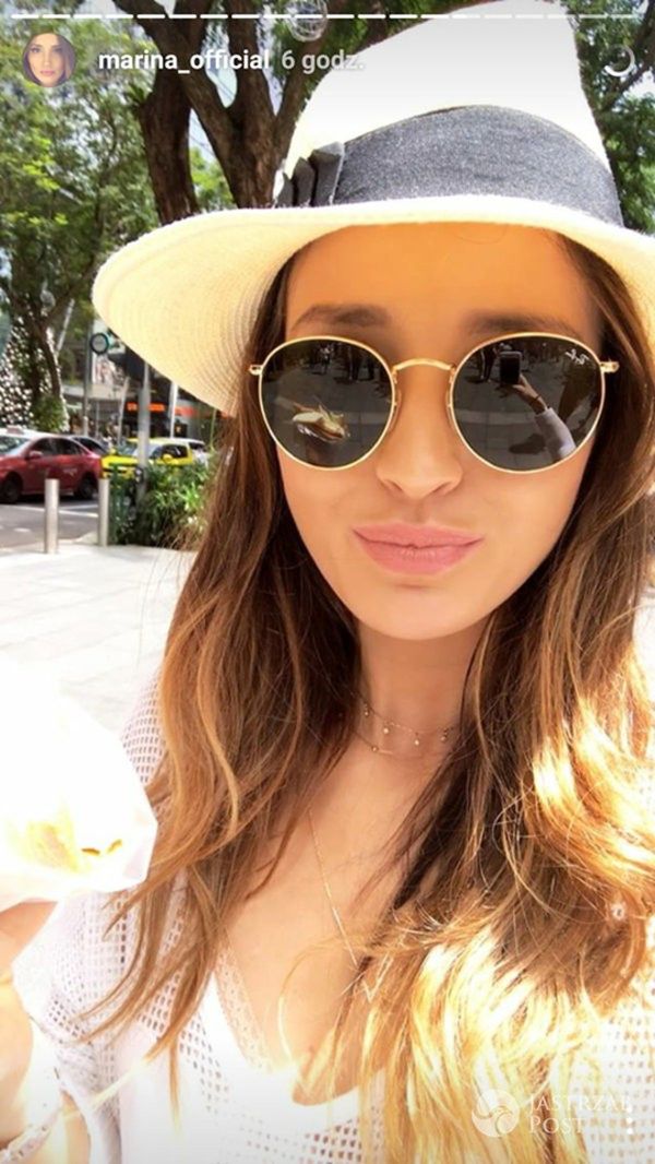 Marina Łuczenko na wakacjach w Singapurze - Instagram