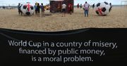 Mundial przysłoni problemy Brazylijczyków? Dla wielu wydatki na sportową imprezę to zbrodnia