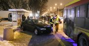 Pijany wjechał w przystanek w Warszawie. Usłyszał zarzuty