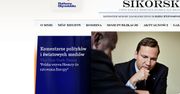 Strona Sikorskiego z wulgarną niespodzianką