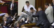 Bójka w ukraińskim parlamencie. Autor ustawy poturbowany
