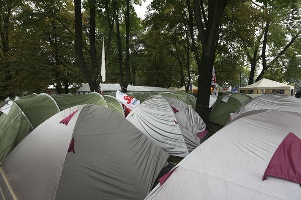 Miasteczko namiotowe zostanie przed sejmem