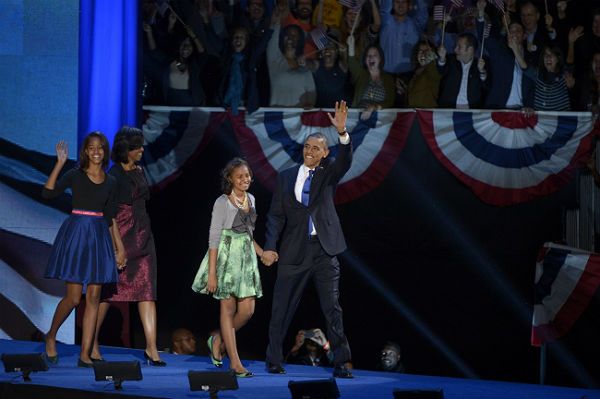 Wybory w USA: na wyborczym poranku w ambasadzie USA Barack Obama "zmiażdżył" Mitta Romneya