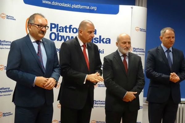 Platforma w Wałbrzychu, a Schetyna w Jeleniej Górze