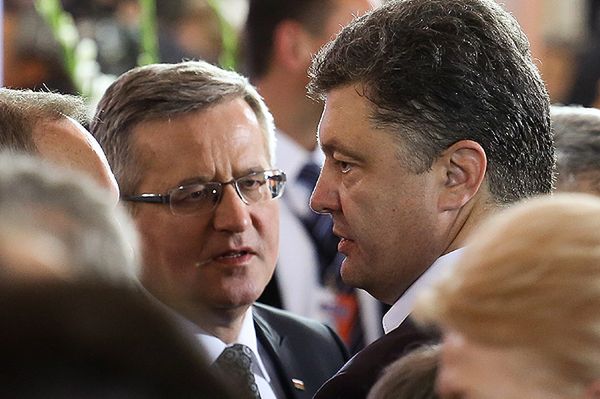 Prezydent Komorowski spotkał się z prezydentem Ukrainy