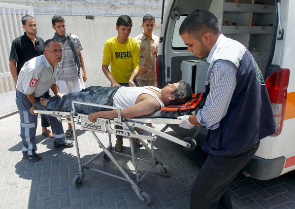 Pięciu Palestyńczyków zginęło w ostrzale szpitala w Strefie Gazy
