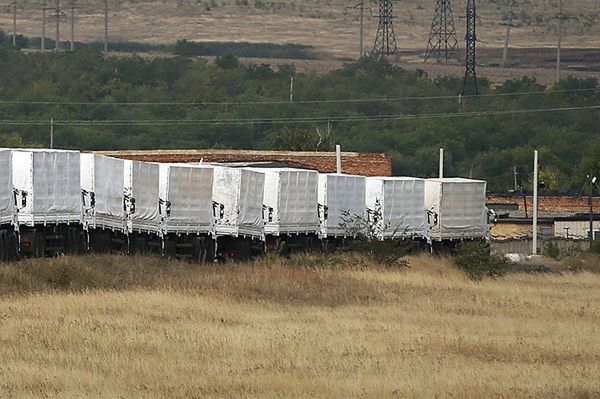 Rossija24: ciężarówki zawróciły z przejścia granicznego z Ukrainą