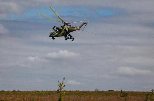 Separatyści zestrzelili helikopter sił rządowych