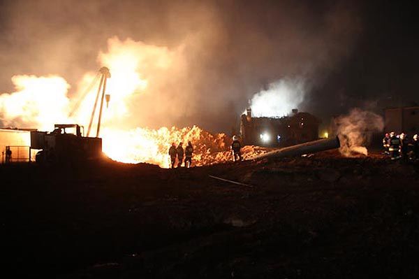 Dziewięć osób wciąż w szpitalach po pożarze w Jankowie Przygodzkim