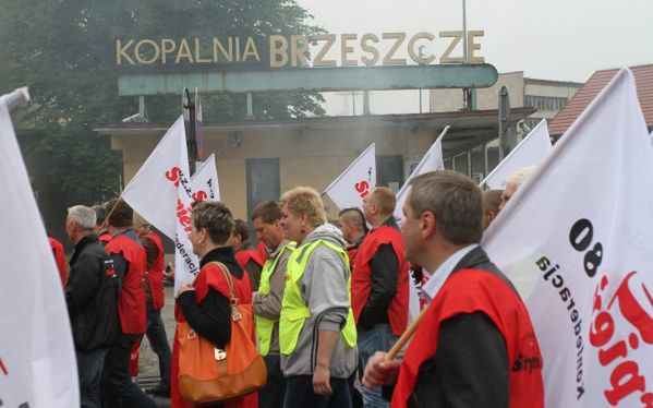 Górnicy z kopalni Brzeszcze protestują. "Likwidacja kopalni bezzasadna"