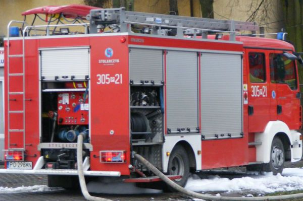 Pożar na ul. Żelaznej w Poznaniu - budynek wyłączono z użytkowania