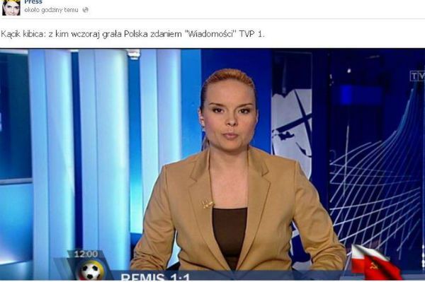 Wpadka "Wiadomości" TVP1
