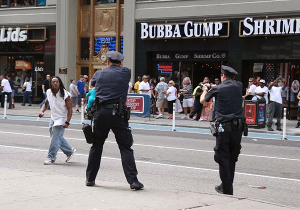 Strzelanina na Times Square w Nowym Jorku - świadkowie wszystko nagrywali
