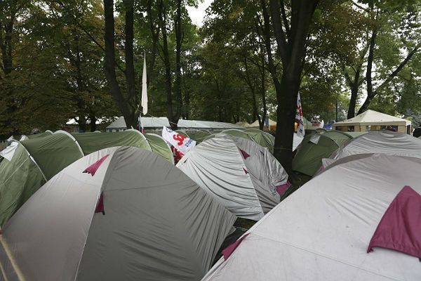 Miasteczko namiotowe zostanie przed sejmem