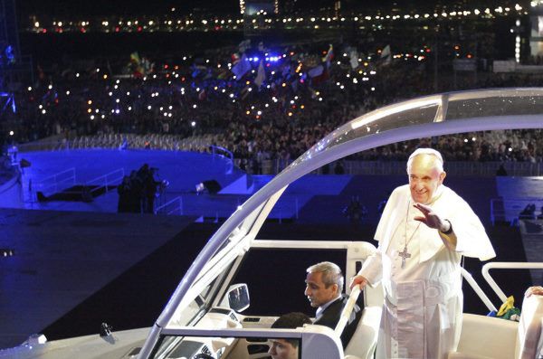 Papież Franciszek do młodzieży na Copacabanie: "Dodaj wiary"