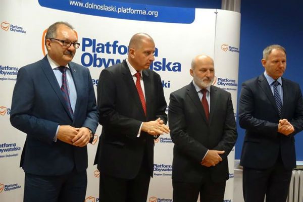 Platforma w Wałbrzychu, a Schetyna w Jeleniej Górze