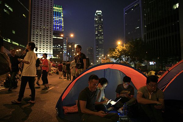 Chińska rządowa gazeta: USA stoją za protestami w Hongkongu