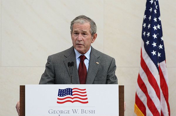 George Bush malarzem