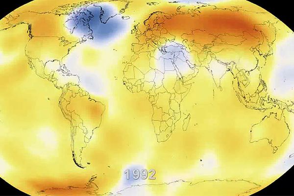 Rośnie temperatura na Ziemi - niepokojący film NASA