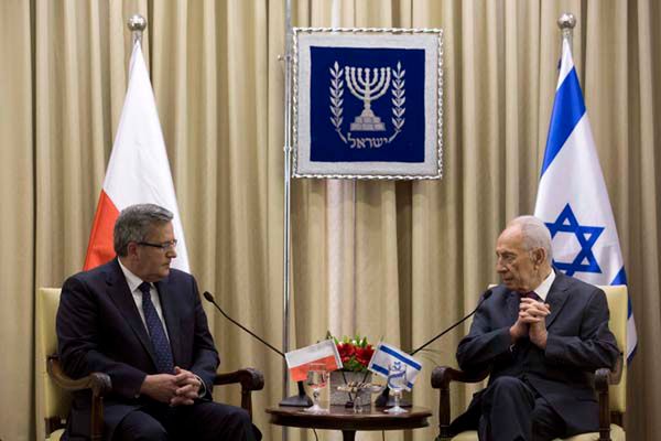 Brosniław Komorowski i Szimon Peres: oba narody zdeterminowane, by Holokaust się nie powtórzył
