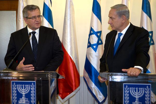 Bronisław Komorowski i Benjamin Netanjahu o bezpieczeństwie w regionie Bliskiego Wschodu
