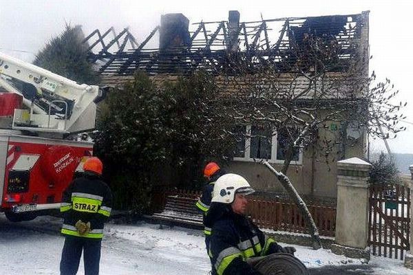 Matka i jej dzieci zginęły w pożarze domu w Tarnawie Rzepińskiej