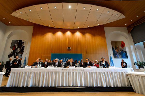 Rozpoczęła się konferencja pokojowa w sprawie wojny w Syrii w Montreux
