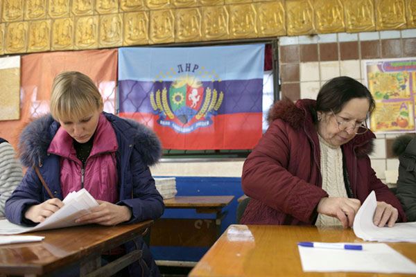 Rosja odmówiła uznania wyborów w ukraińskim Donbasie