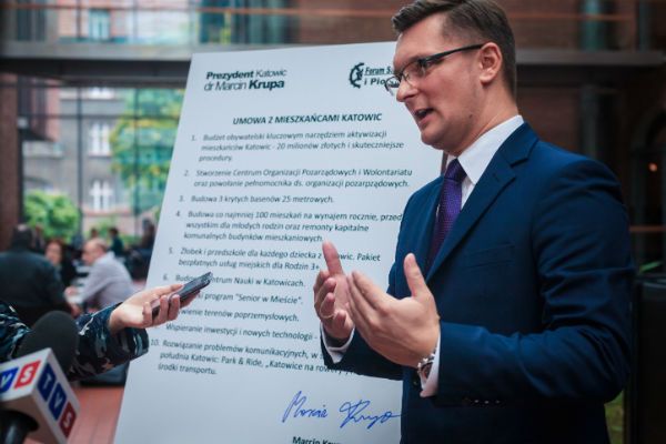 Marcin Krupa wygrywa wybory na prezydenta Katowic
