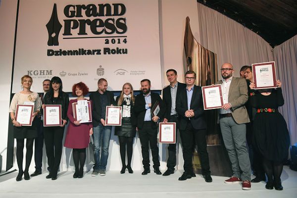 Rozdano nagrody Grand Press. Piotr Andrusieczko Dziennikarzem Roku 2014