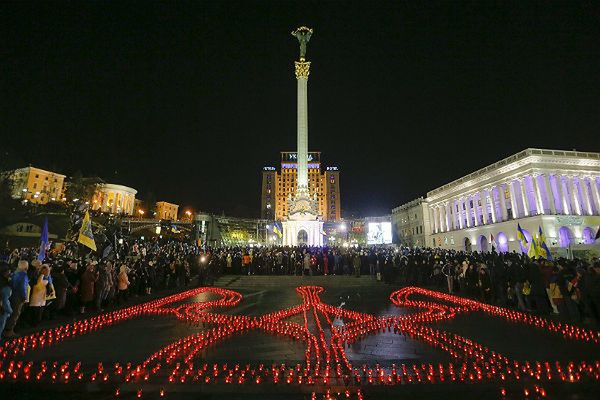 Ukraina upamiętniła rocznicę Euromajdanu