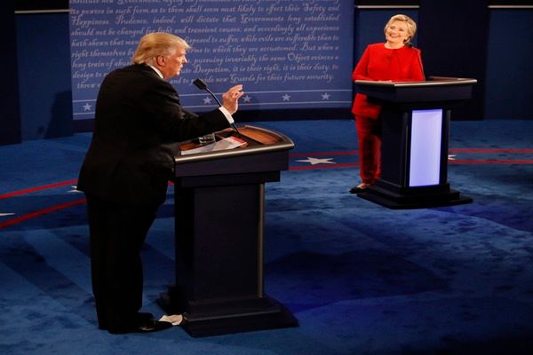 Clinton zdecydowanie wygrała debatę z Trumpem