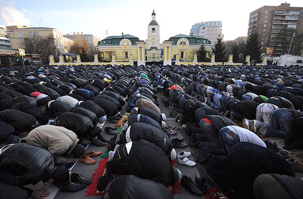 Muzułmanie "opanowali" ulice Moskwy