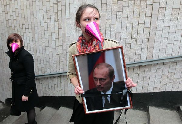 Rosyjska policja nie dała opozycji "odprowadzić" Władimira Putina na emeryturę