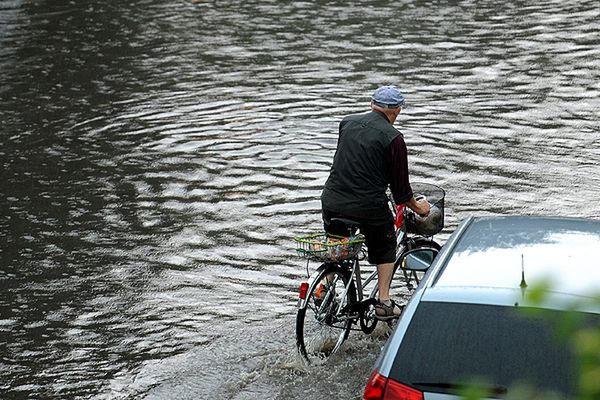 Powódź w Olszynie na Dolnym Śląsku
