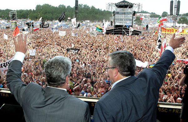 Prezydenci Polski i Niemiec na Przystanku Woodstock