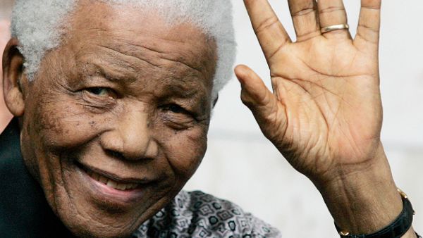 Nelson Mandela, zdjęcie z 2008 roku