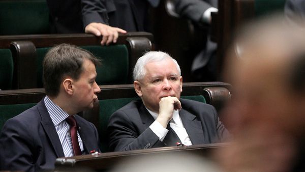 Mariusz Błaszczak i Jarosław Kaczyński, PiS