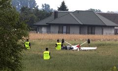 Świadek: usłyszeliśmy trzask, potem samoloty zaczęły spadać