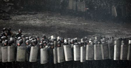 Berkut z Tarnopola przeszedł na stronę protestujących