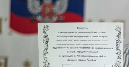 Referenda niepodległościowe na wschodzie Ukrainy