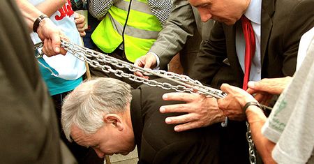 Sejm zablokowany przez związkowców