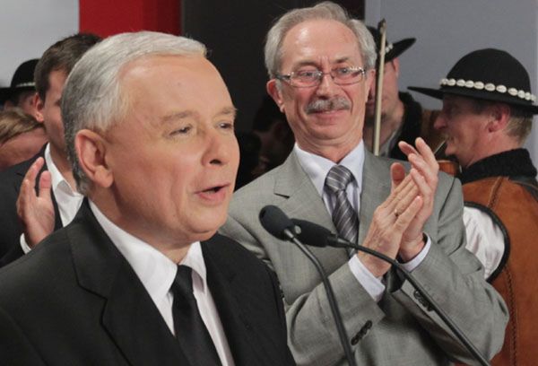 Jarosław Kaczyński i Stanisław Kostrzewski