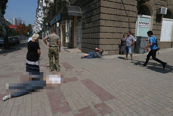 Ostrzał artyleryjski blisko centrum Doniecka. Są ofiary