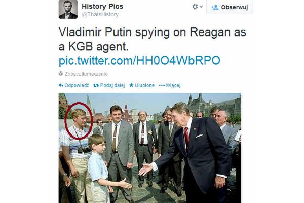 Na zdjęciu jest młody Władimir Putin? (w kółku)