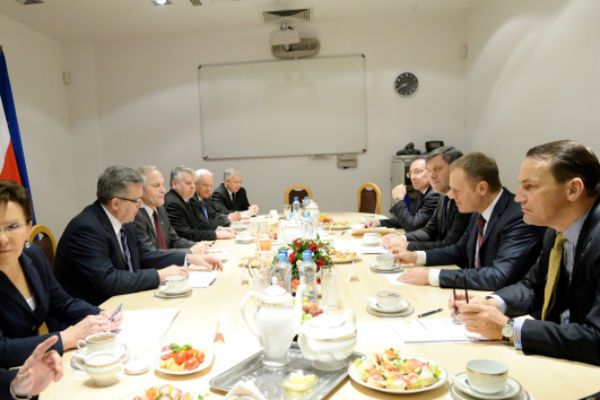 Spotkanie u Bronisława Komorowskiego