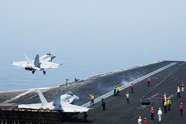 F/A-18 Hornet należące do amerykańskich sił powietrznych