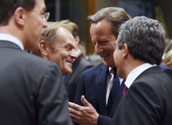 Donald Tusk i David Cameron